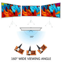 Support trépied portable pliable blanc mat 16:9 84 pouces Écran de projection de haute qualité pour salle de réunion