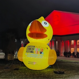 Hot bán nhà máy Inflatable Vàng vịt lớn Inflatable vịt bóng bay cho trang trí ngoài trời quảng cáo - Product Image 4