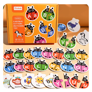 Montessori di ortografia giocattolo educativo <span class=keywords><strong>inglese</strong></span> lettera cognizione in legno <span class=keywords><strong>Puzzle</strong></span> per bambini alfabeto abbinamento giocattoli <span class=keywords><strong>Puzzle</strong></span> - Product Image 1