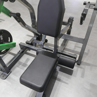 Machine de musculation professionnelle à charge de plaques en acier de haute qualité pour exercices de rame assis pour les bras et le dos
