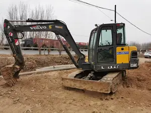 Good Condition Used Volvo EC 60/EC 60-C Hydraulic Excavator Mini Second Hand Crawler Excavator For Sale Original Low Fuel