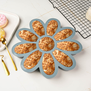 แม่พิมพ์ซิลิโคนทนความร้อนสูงรูปดอกทานตะวันขนาด 9 นิ้ว เป็นมิตรกับสิ่งแวดล้อม ไม่ติดกระทะ แม่พิมพ์<span class=keywords><strong>เค้ก</strong></span>ซิลิโคน - Product Image 6