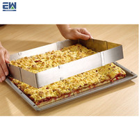 2023 bons fournisseurs d'accessoires de cuisson caractéristiques outils de gâteau/forme ovale extensible en acier inoxydable Mousse gâteau moule de boulangerie