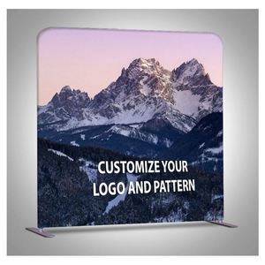 Custom Printed 8ft Portable Photo <b>Backdrop</b> <b>Stand</b> Double Sided Tension Fabric Booth Pillowcase Display Eco-Friendly Eco-Friendly - Product Image 5