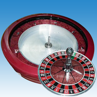 80cm Deluxe Casino silindir ev katı ahşap rulet tekerlekleri topları ile