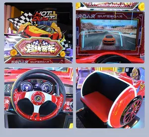 Banana Land 140 Juegos de carreras en 1 máquina de arcade con asiento