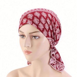 Turban élastique en polyester – Bonnet chimio tendance pour femme, idéal pour l'extérieur – Vente en gros - Product Image 1