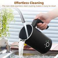 AIHOME Mousseur à lait 4-en-1 haute vitesse 500W avec poignée