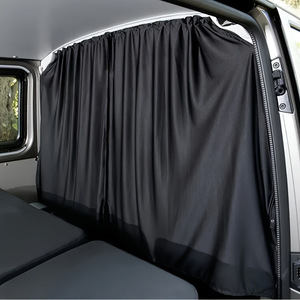 Pare-soleil semi-transparent pour vitres latérales de voiture, rideaux occultants pour l'intimité, pare-soleil pour vitres arrière de fourgonnette avec boucle - Product Image 1