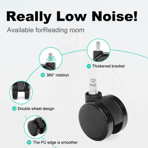 Alta Qualidade PU Cadeira Giratória Acessórios Universal Office Chair Caster Wheels Factory Price Replacement Part - Product Image 6