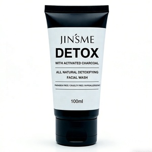 Nettoyant visage pour homme au charbon de bois activé en marque propre, nettoyant visage doux, adapté au nettoyage quotidien - Product Image 1