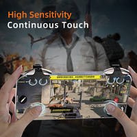 JS61 kontroler Game PUBG Mobile Trigger, untuk Pubg Joystick Game tombol tembak, kunci Bidik