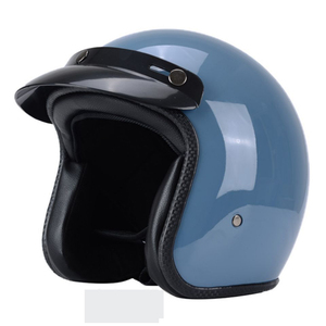 Certifié DOT Four Seasons <span class=keywords><strong>Casque</strong></span> de moto rétro universel vintage <span class=keywords><strong>Casque</strong></span> à visage semi-ouvert <span class=keywords><strong>Casque</strong></span> de sécurité pour <span class=keywords><strong>scooter</strong></span> électrique pour hommes - Product Image 2