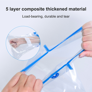 Sacs sous vide réutilisables en papier transparent thermoscellé sacs de compression sous vide vêtements avec pompe - Product Image 4