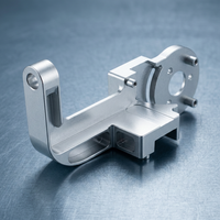 Support de montage UAV en alliage d'aluminium usiné CNC 5 axes, structure complexe, anodisation, composants mécaniques personnalisés
