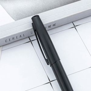 Wholesale 1.0Mm Business Black Metal Custom Logo Creative Advertising Gift Twist-Action Ballpoint <b>Pen</b> - Product Image 2