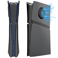 Ersatz für PlayStation 5 PRO ABS Kunststoff Seitenblenden Neu für PS5 Pro Schutz-Frontplatte Hülle für Spielkonsole