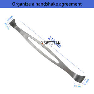 2pcs/set Orthopedics Tissue <strong>Thyroid</strong> Appendix <strong>Retractor</strong> Stainless Steel Tissue Hook Veterinary Instruments Pet - Product Image 4