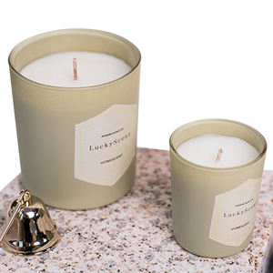 Bougies aromatiques relaxantes au parfum personnalisé de haute qualité Bougies d'aromathérapie à mèche en coton pour cadeau - Product Image 4