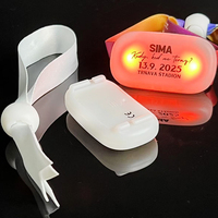 Bracelet LED pour événements Sincen à haute luminosité RGB, batterie remplaçable, 6 à 10 heures d'autonomie, télécommande sans fil longue portée