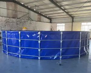 Tanque de Peixes de Aço Galvanizado PVC - Lagoa Portátil para Jardim ao Ar Livre, Tanque de Peixes Resistente e à Prova de Vazamentos, Fácil de Montar para Quintal - Product Image 2