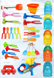 Winter Buiten Spel Tool 3d Vorm Zand Ijs Sneeuwpop Sneeuwbal Gevecht Clip Sneeuwbal Sneeuwbalmaker Speelgoed - Product Image 6