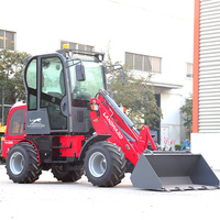 Cargadora Compacta W810 en Oferta, Motor Kubota, Uso Agrícola, Mini Cargadora de Ruedas, Euro 5 CE 4x4, Cargadora Articulada Diésel de 2 Toneladas