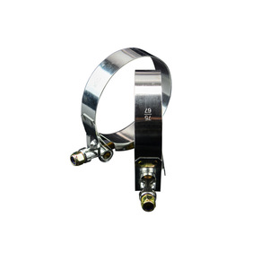 Stainless Steel 304T <b>Exhaust</b> Pipe <b>Clamp</b> 67-75mm Heavy Duty For Silicone Turbine Hoses - Product Image 2