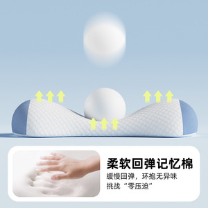 Zhebao <b>memory</b> foam lumbar support <b>pillow</b> for sleeping, comfortable and supportive, ergonomic lumbar support cushion for bedding. - Product Image 4