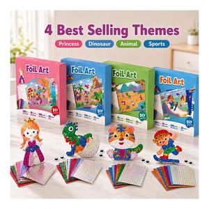 Private Label Foil Craft <b>Kit</b> Supports Theme Selection Custom Package Low Mess <b>DIY</b> Activity for Global Distributors - Product Image 2