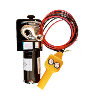 מנוע נחושת 100% 3000 ליברות 12V <span class=keywords><strong>24V</strong></span> <span class=keywords><strong>DC</strong></span> כננת חשמלית לרכב עם שלט רחוק מהירה וחזקה עם כבל פלדה - Product Image 4