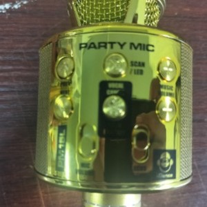 Party Mic Portable Karaoke <b>Microphone</b> Metal Body Recording Share Function 858L - Product Image 1