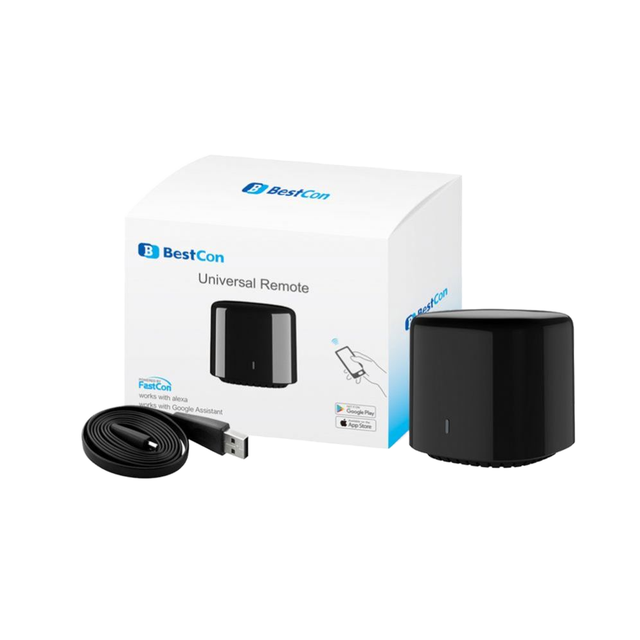 For RM4C Mini Smart Home Voice Control Universal Learning Code IR Remote Controller with Alexa 4G WiFi 258