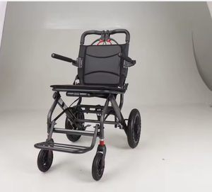 Offre du fabricant : fauteuil roulant pliable portable <span class=keywords><strong>pas</strong></span> <span class=keywords><strong>cher</strong></span>, ultra léger, fauteuil roulant de <span class=keywords><strong>voyage</strong></span> pouvant être transporté <span class=keywords><strong>en</strong></span> <span class=keywords><strong>avion</strong></span> - Product Image 4