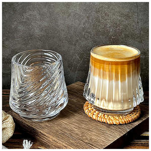 Mountain Sea Coffee Glass Cup Verres à whisky Tasse à thé éblouissante Bar Party - Product Image 2