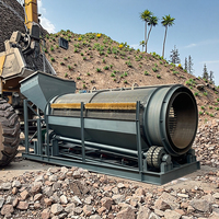 Trommel typ Große kleine Sand-Sieb maschine Vibrations-Sand-Sieb waschmaschine mit Motor lager für Erz anwendungen