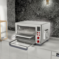 Four électrique professionnel à convection de 24 L, idéal pour la cuisson domestique, les toasts et la friteuse à air chaud
