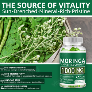 Vitahealthy OEM/ODM Private Label fornitura di fabbrica Moringa Gummies <span class=keywords><strong>complesso</strong></span> di estratto di semi di foglie di Moringa supporto immunitario - Product Image 6