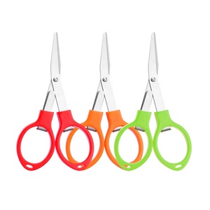 De acero inoxidable con mango de plástico peces volar Mini portátil línea de pesca cortadores plegable trenza hogar tijeras - Product Image 5
