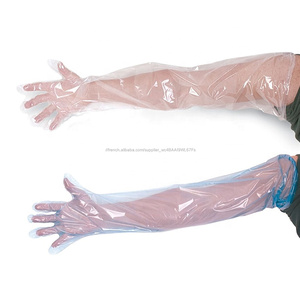 Haute Qualité Officiel Enchères Utilisation Vétérinaire AI OB Matériel Chirurgical Jetable En Plastique Gant D'examen - Product Image 5