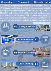 เรือคอมโพสิตแช่แข็งแบบมีฉนวนสำหรับ20bar 195l ภาชนะบรรจุไนโตรเจนเหลวมีโครง - Product Image 5