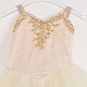 Elegante abito da balletto in rete elasticizzata viola per bambine Costume da spettacolo di <span class=keywords><strong>danza</strong></span> lirica per bambini - Product Image 4