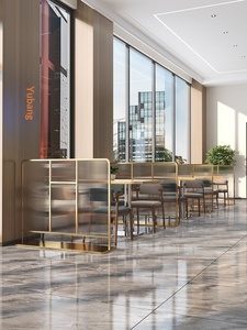 <span class=keywords><strong>Cloison</strong></span> <span class=keywords><strong>amovible</strong></span> pour restaurant, écran en verre pour la décoration des allées, installation sans travaux - Product Image 2