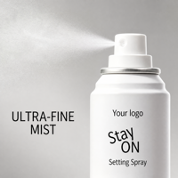 Spray Fixateur de Maquillage Vegan Naturel Sans Alcool Longue Durée Rafraîchissant Hydratant Personnalisation ODM