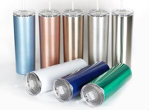 Tazza da Viaggio Personalizzabile 20oz Antigoccia per Sublimazione, <span class=keywords><strong>Tumbler</strong></span> Sottile in Acciaio Inox per Caffè e Termos - Product Image 2