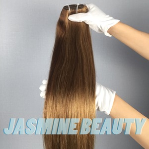 Extensions de cheveux humains queue de cheval, cheveux vierges Remy, double épaisseur, queue de cheval à cordon, ondulée et volumineuse, aspect naturel, facile à poser - Product Image 4