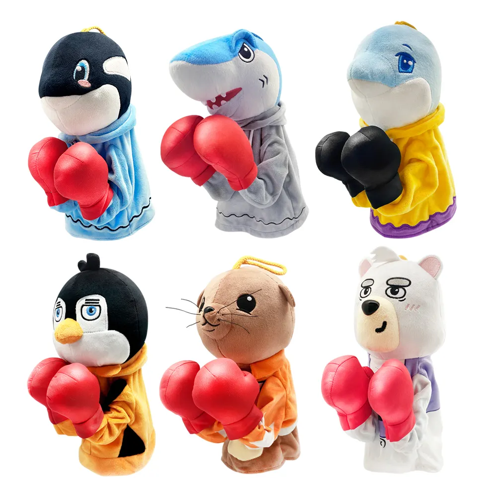 2022 NEW ARRIVED WORLD DEBUTS parent child interactive gifts Christmas gifts boxer doll Animal Punching Hand Puppet toys