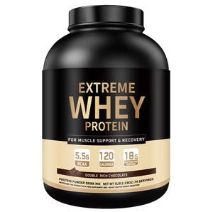 Vente en gros de poudre de protéines de lactosérum, complément protéiné pour adultes, biologique, naturel, 50g+, protéines pour renforcer les muscles, prise de masse musculaire - Product Image 1