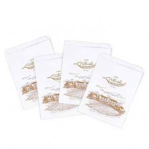 Sac en papier kraft ZJPACK avec logo personnalisé, résistant à la graisse et à l'huile, pour baguettes, frites, aliments frits, pain - Product Image 4