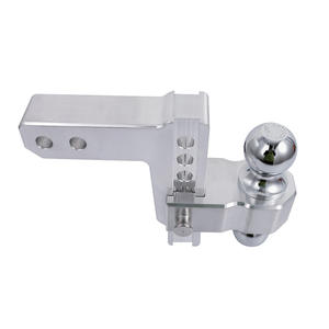 2024 receptor de alta calidad, camión de remolque ajustable de aluminio, montaje de bola de enganche de doble caída - Product Image 4